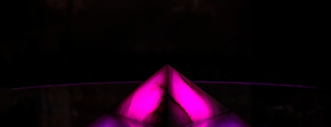 Mesa De Alabastro Iluminacion Rosa